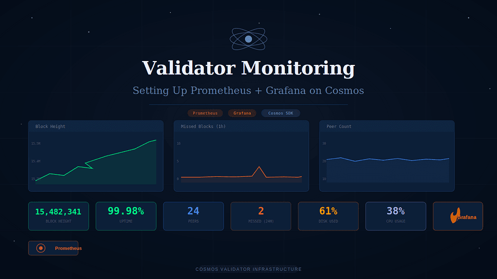 Setting Up Prometheus + Grafana for Cosmos Validator Monitoring