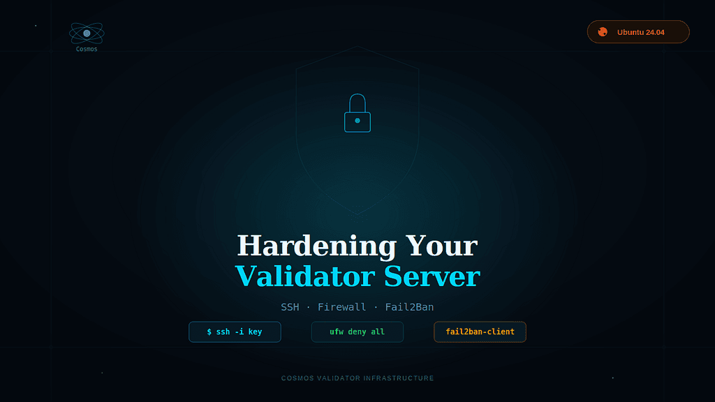 Hardening Your Validator Server: SSH, Firewalls & Fail2Ban